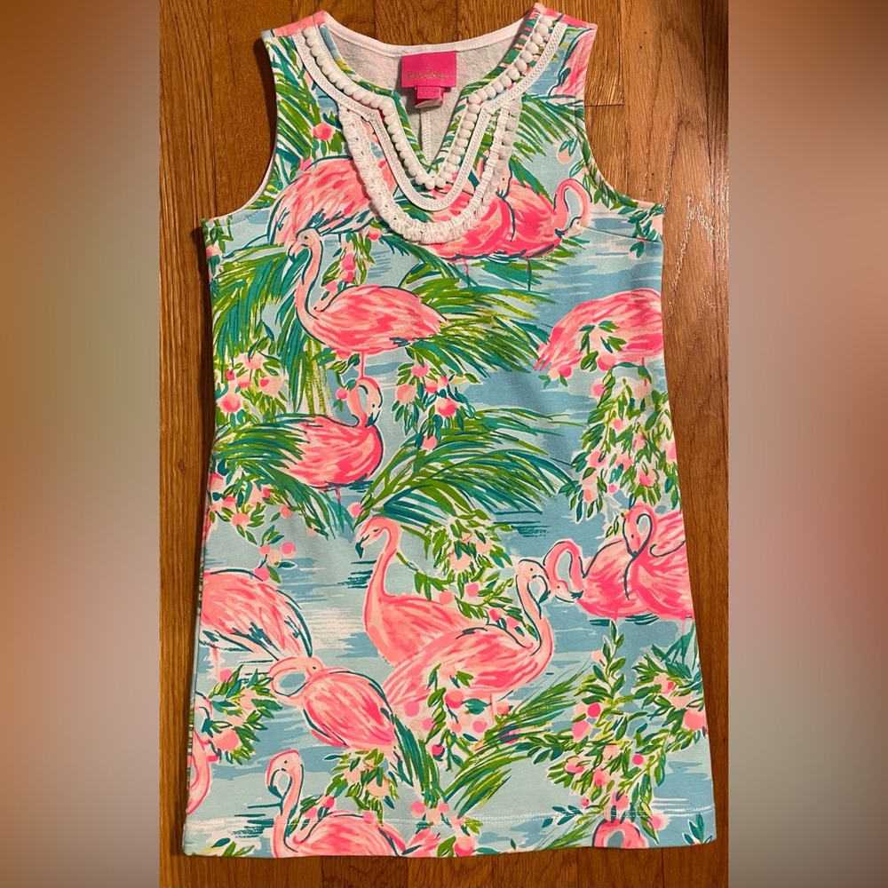 Lilly Pulitzer Girls Cotton Sleeveless Dress size S (4-6)
